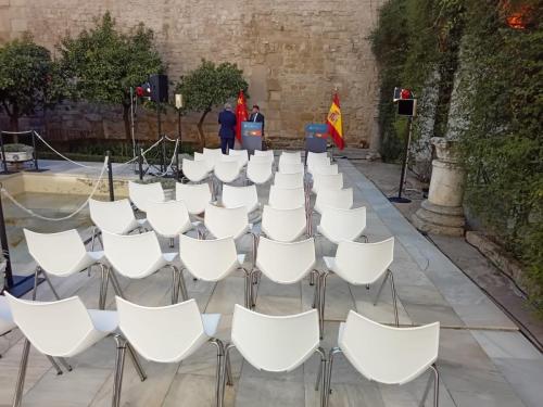 CGS con el Ministerio de Exteriores en un evento diplomático con el ministro chino. en Córdoba.