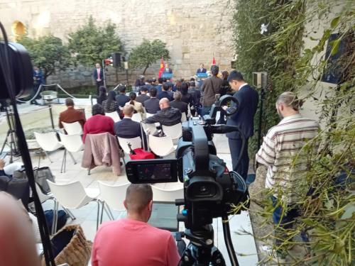 CGS con el Ministerio de Exteriores en un evento diplomático con el ministro chino. en Córdoba.
